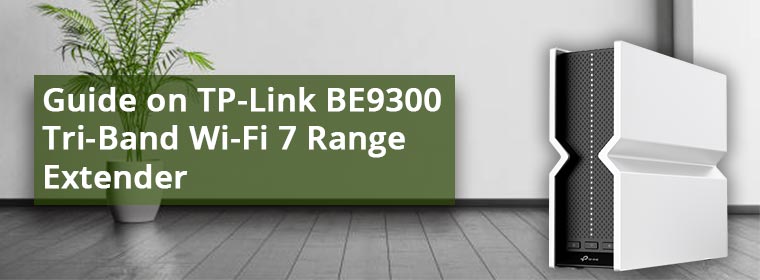 TP-Link BE9300 Tri-Band Wi-Fi 7 Range Extender